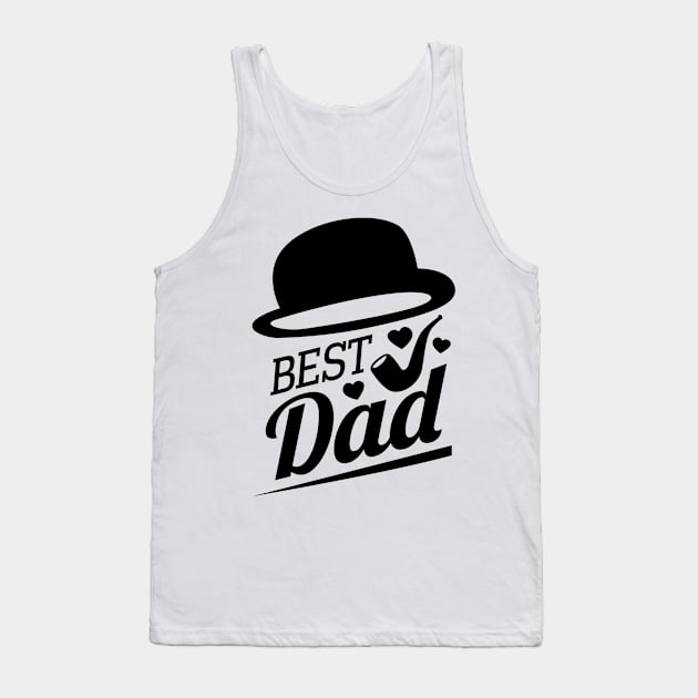 Best Dad Tank Top by A&P